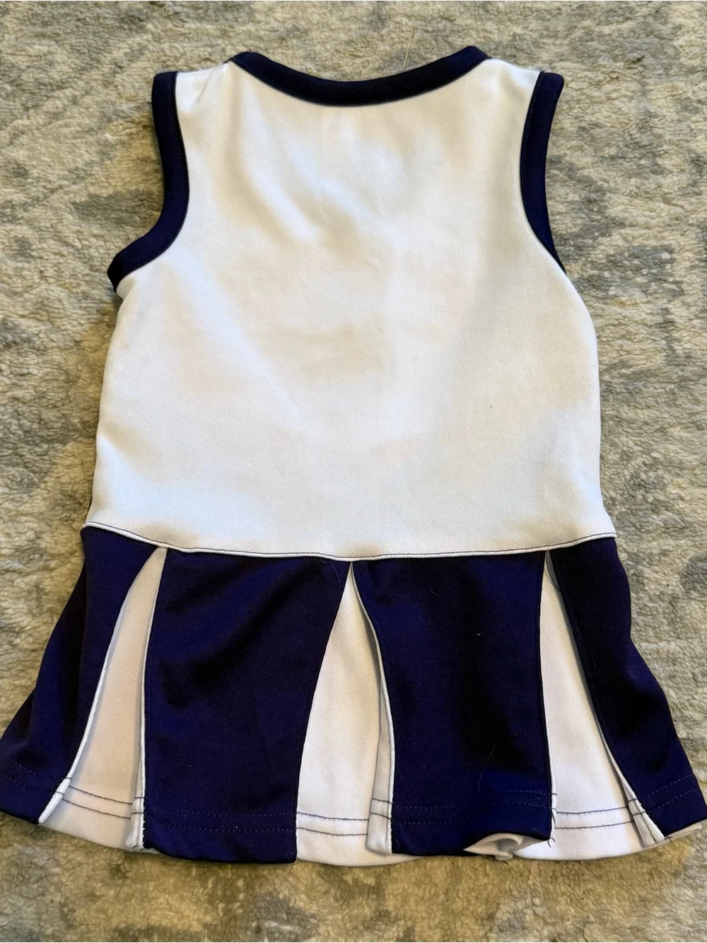 LSU Tigers Baby Cheer Outfit 12M Purple Gold Russell Athletic 2pc Set
